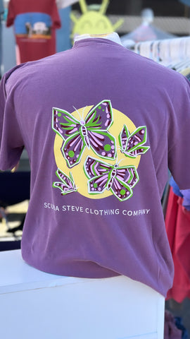 NEW Butterfly Tee (Berry)